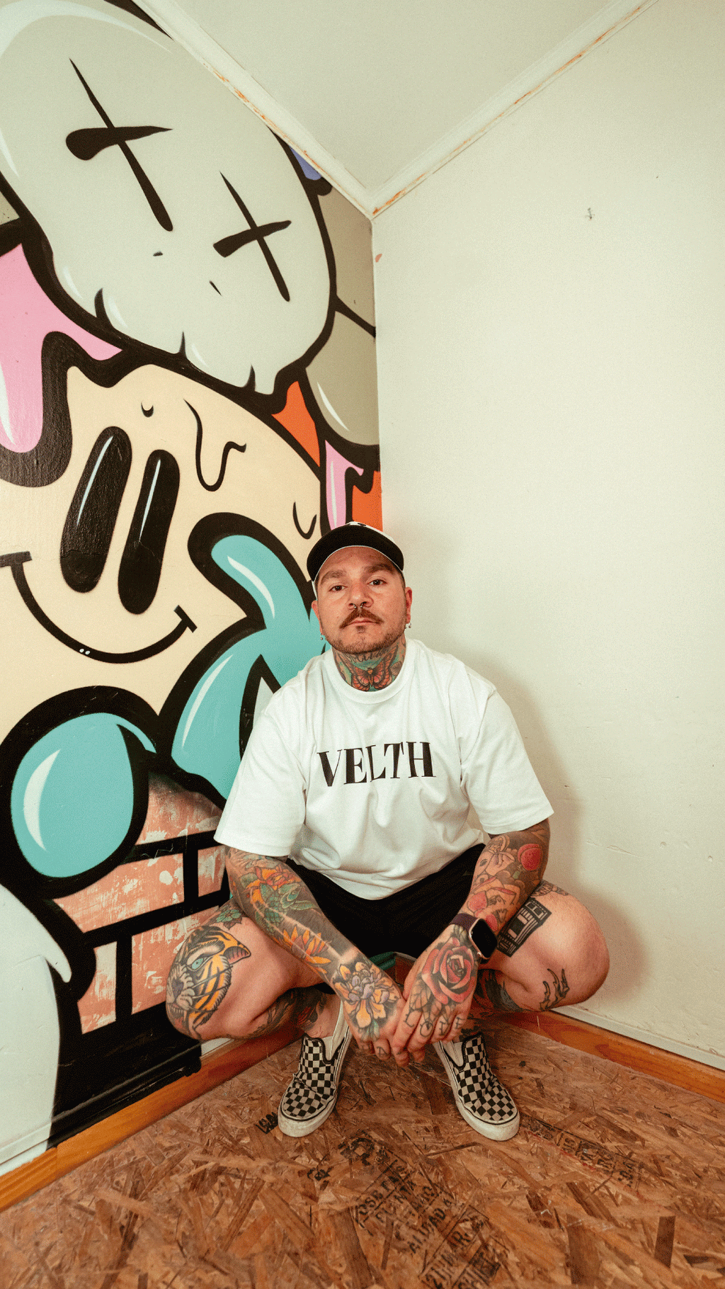 T-shirt Velth Blanca "TRUST"