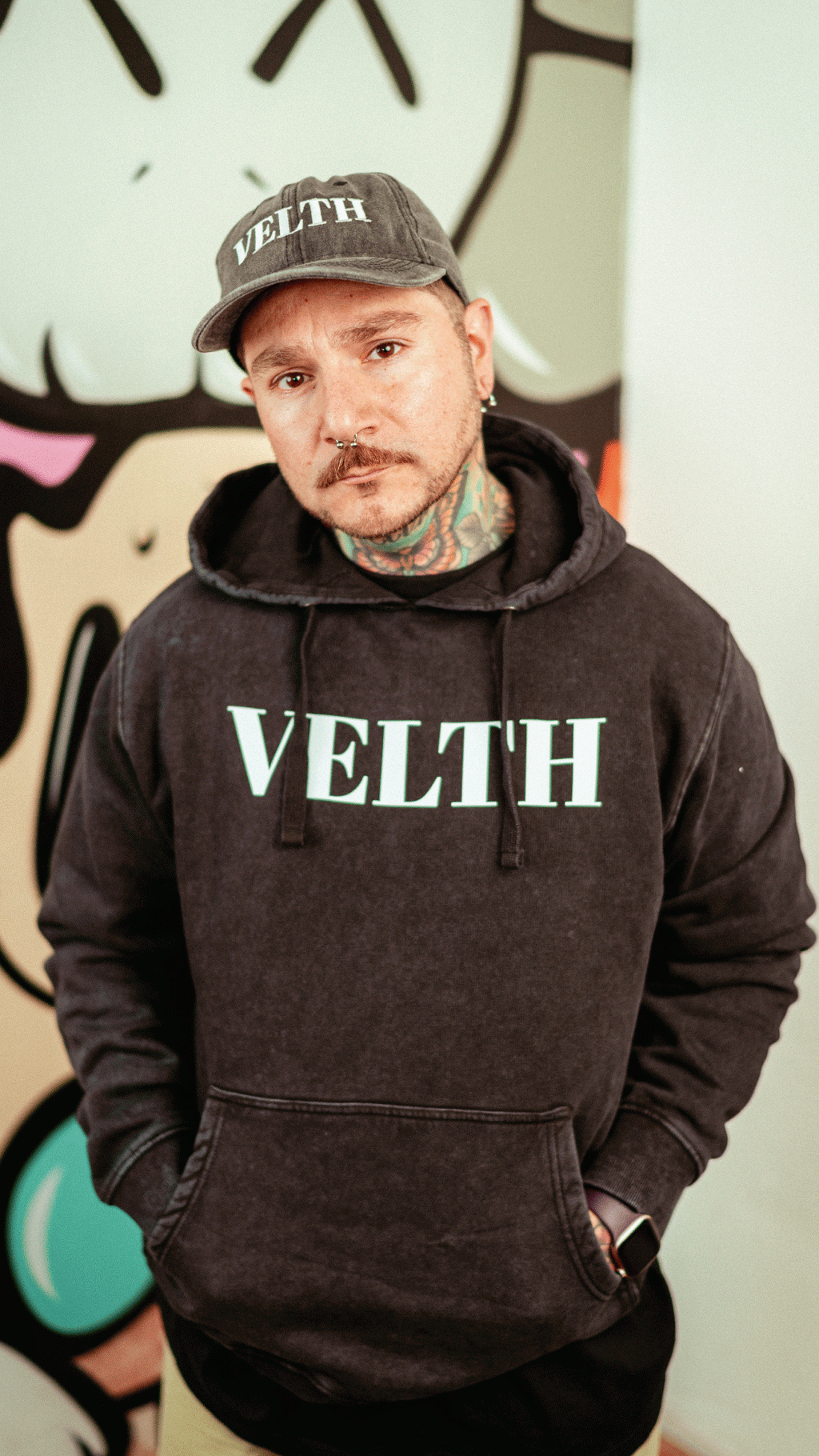 JOCKEY VELTH "DAD HAT" ACID WASH