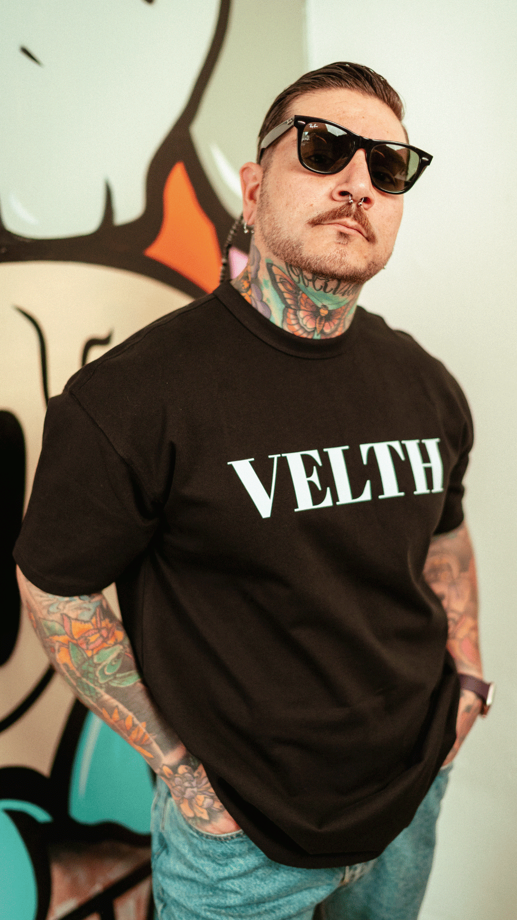 T-shirt Velth Black "TRYING"