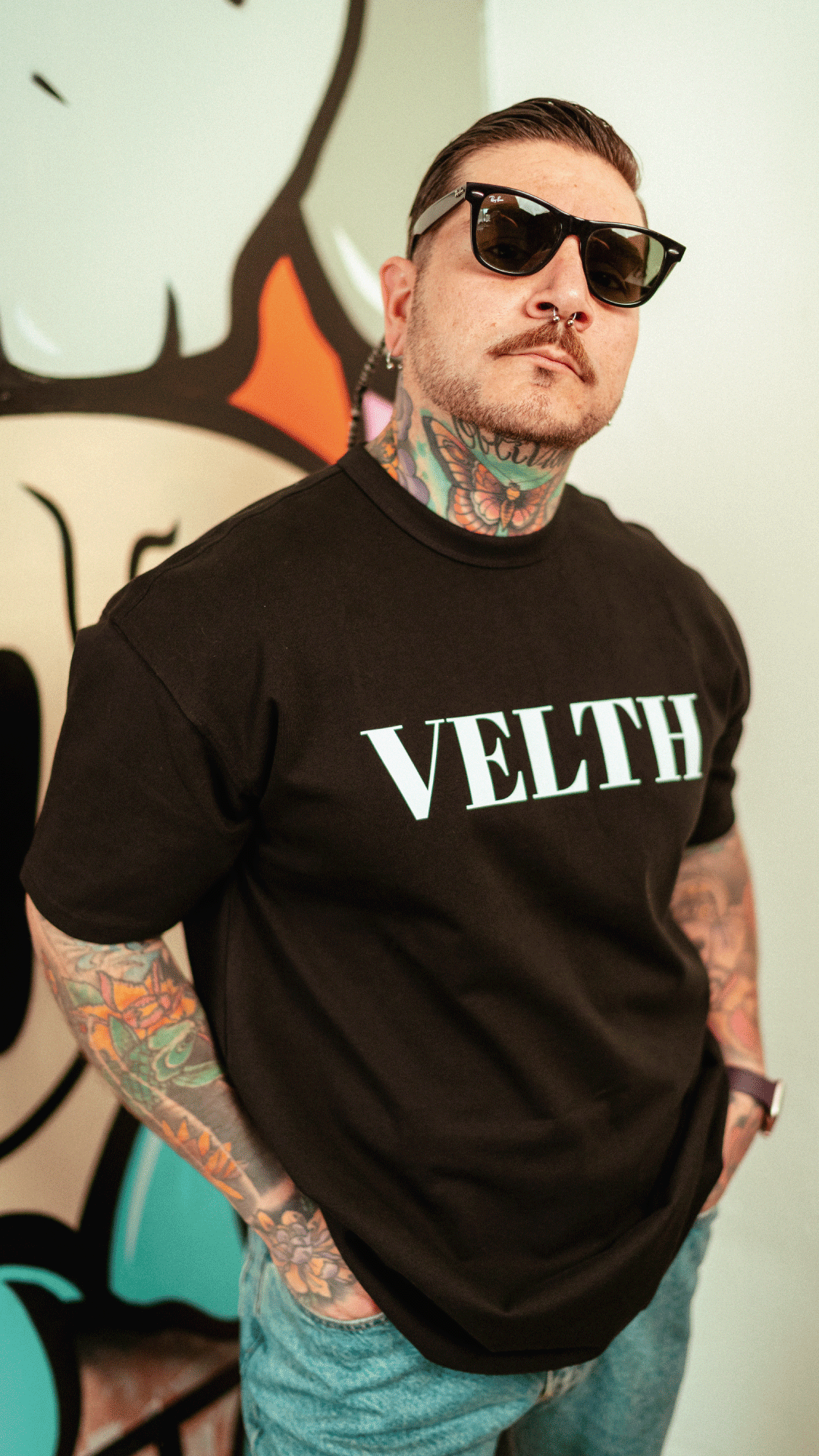 T-shirt Velth Black "TRYING"