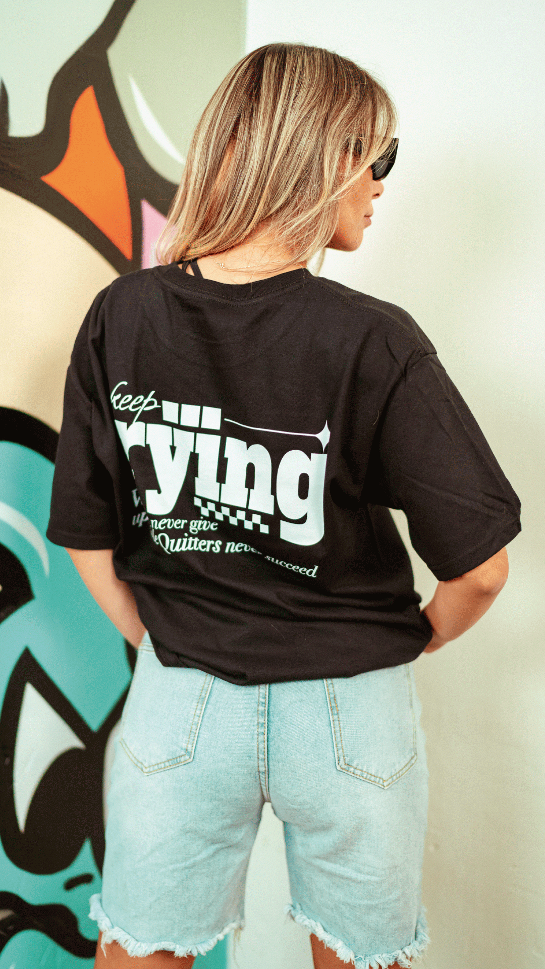 T-shirt Velth Black "TRYING"