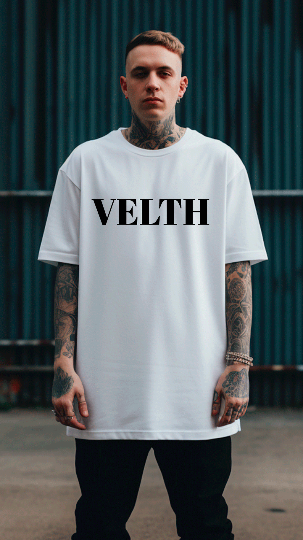 T-shirt Velth Blanco "PRIDE"