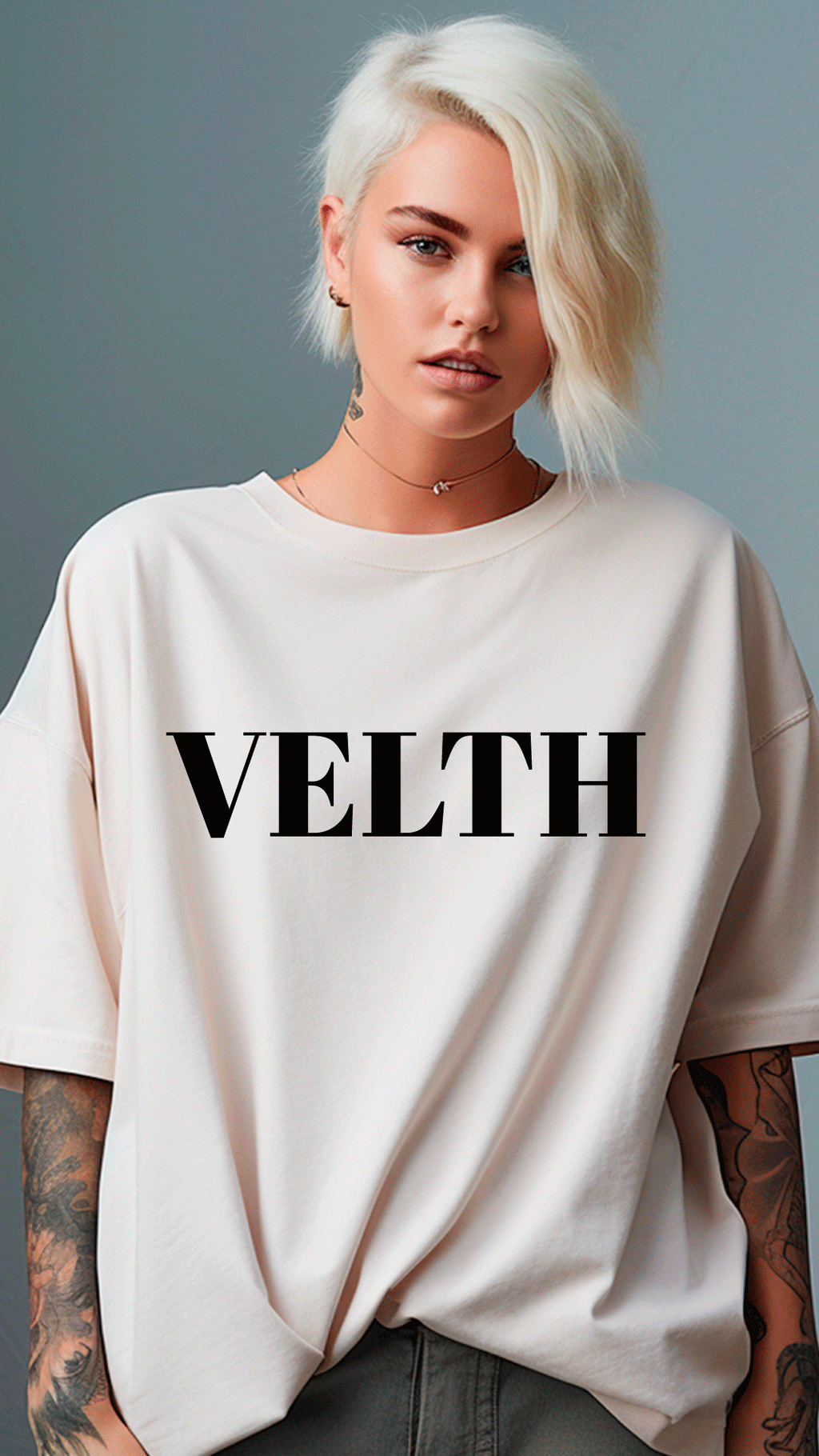T-shirt Velth Blanco "PRIDE"