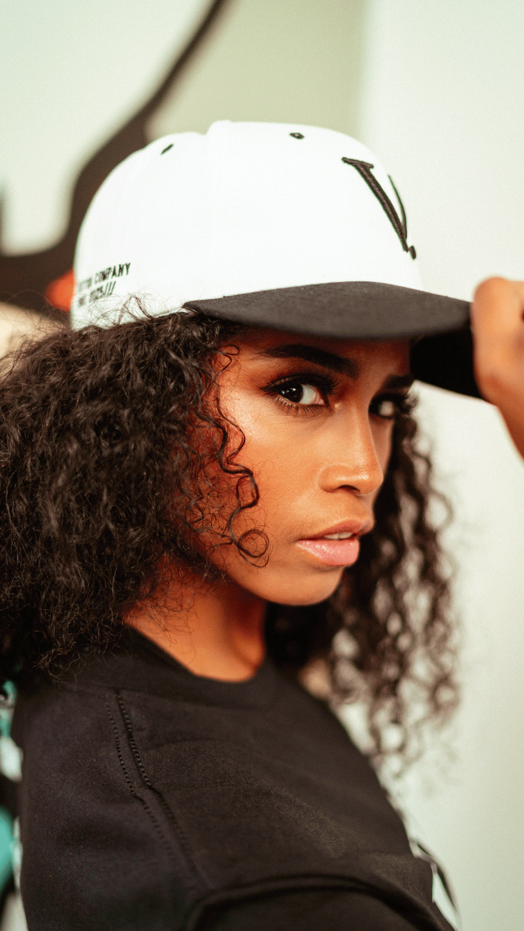 VELTH Jockey Cap "white black"– Premium Edition